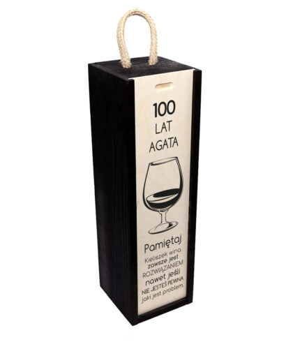 skrzynka z nadrukiem