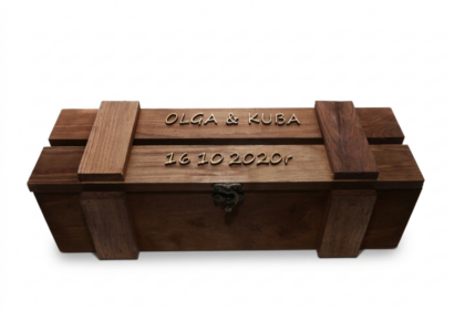 skrzynka drewniana na wino