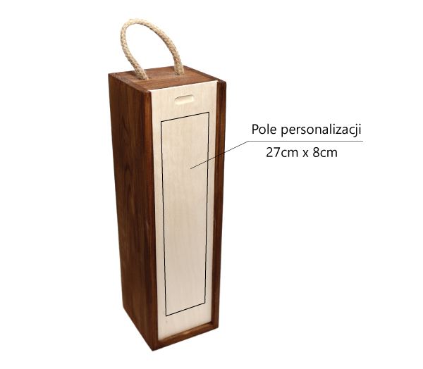 skrzynka z nadrukiem