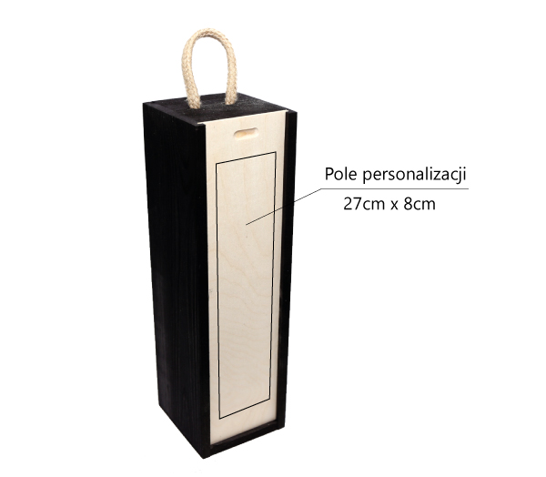 skrzynka z nadrukiem